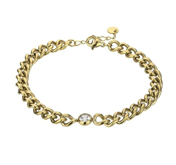 Elegante bracciale placcato oro Kendall White Bracelet MCB23079G