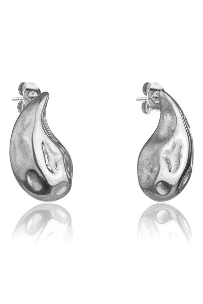 Stylové ocelové náušnice Tear Drop MCE24030S