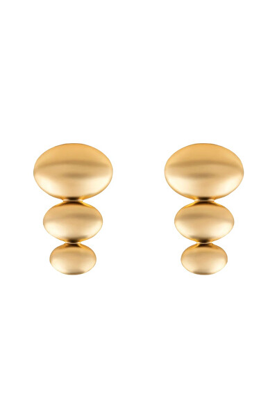 Výrazné pozlacené náušnice Amelie Gold Earrings MCE250216G
