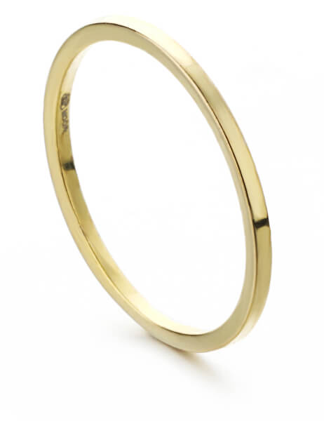Minimalistický pozlacený prsten R0001984