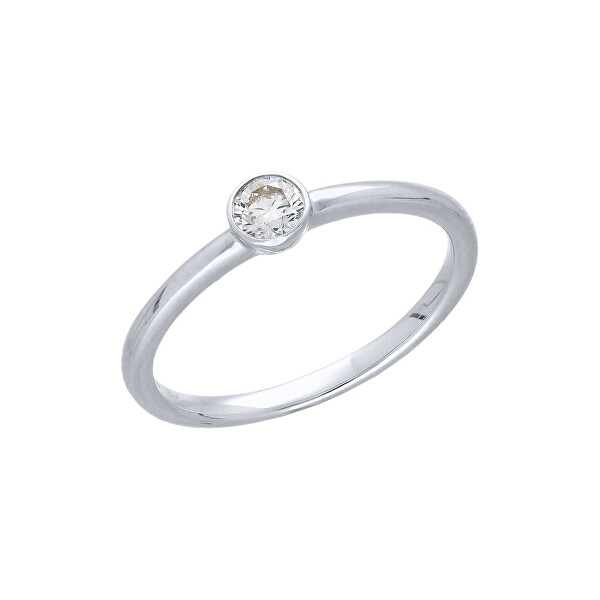 Diamantový prsten z bílého zlata RAL00133
