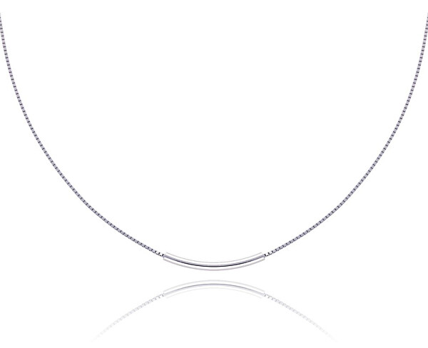 Elegantní stříbrný náhrdelník pro ženy N0001047