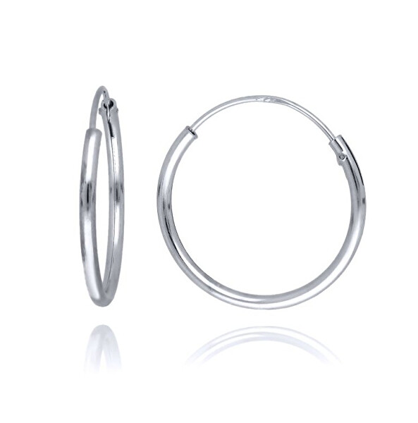 Nadčasové stříbrné kruhy E0000821