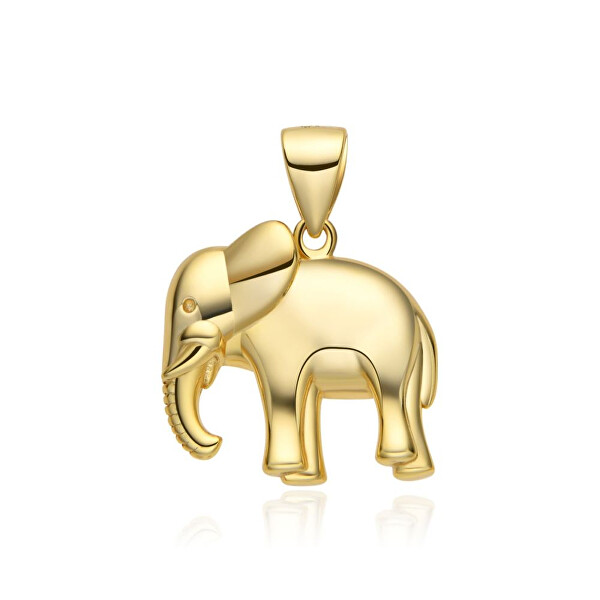 Pozlacený přívěsek ze stříbra Slon P0001983