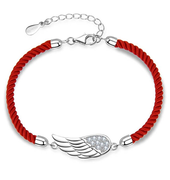 Pôvabný textilný náramok Anjelské krídlo B0000267