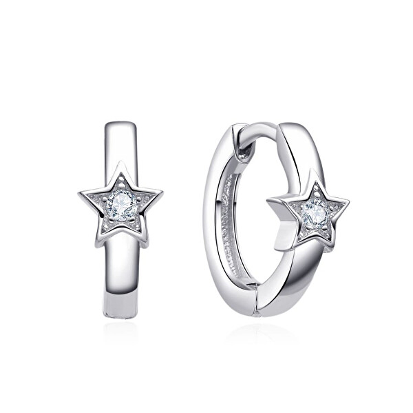 Stříbrné dětské kruhy Hvězda E0003288