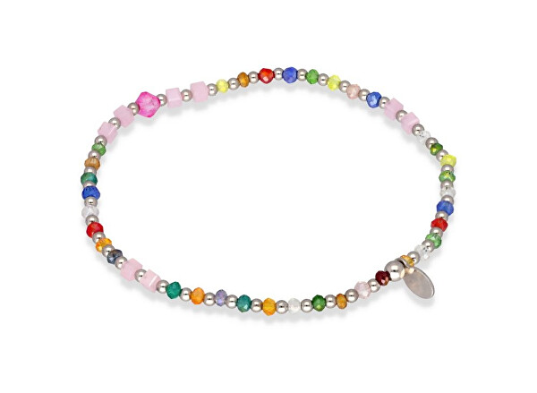 Stříbrný korálkový náramek pro děti B0001830