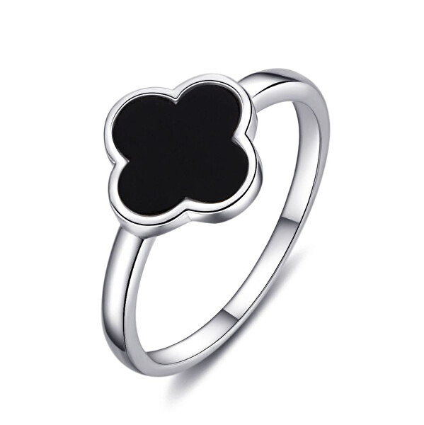 Stylový stříbrný prsten Čtyřlístek R0004462-P