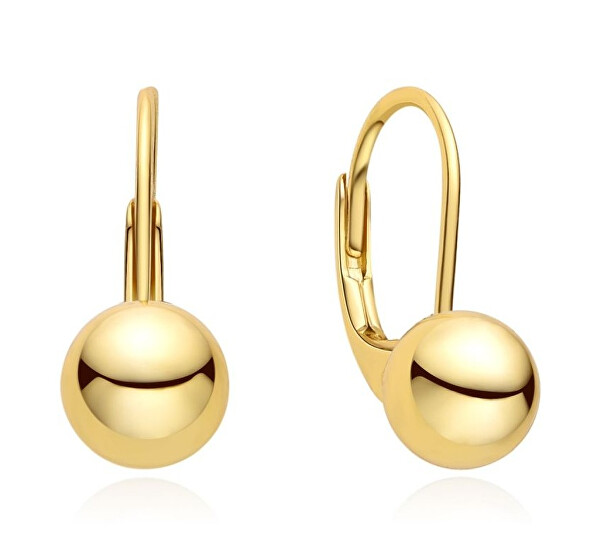 Visací pozlacené náušnice E0004572