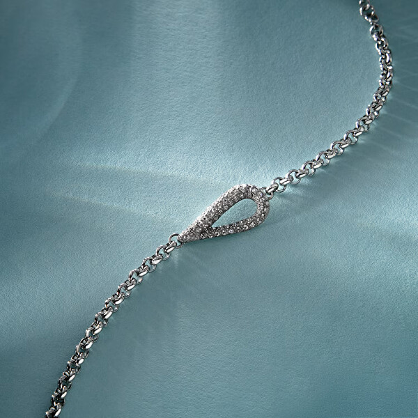 Dámský ocelový náramek s krystaly Rolo Design SAYP28