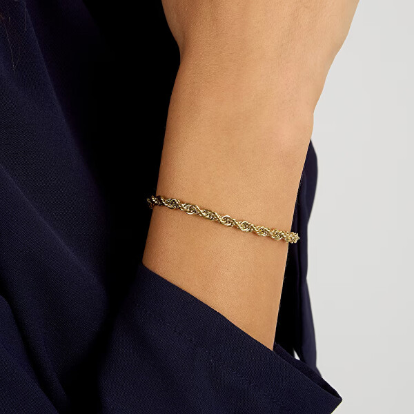 Dámský pozlacený náramek Valis Intrecci SAZC25