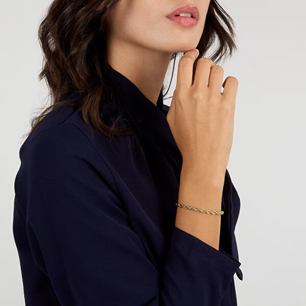 Dámský pozlacený náramek Valis Intrecci SAZC25