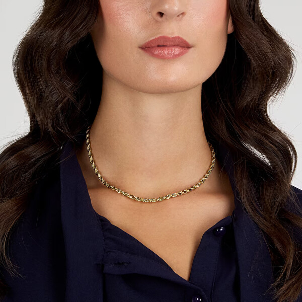 Dámský pozlacený řetízek Valis Intrecci SAZC21