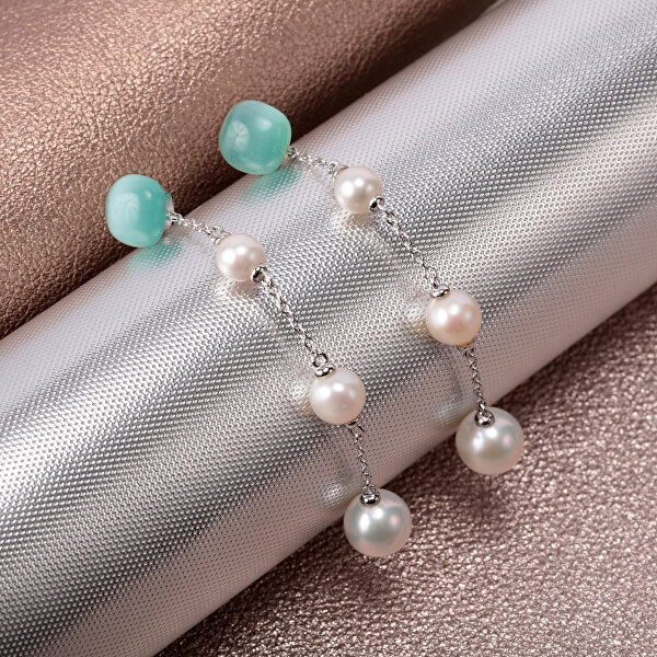 Dlouhé náušnice Gemma Perla SATC05