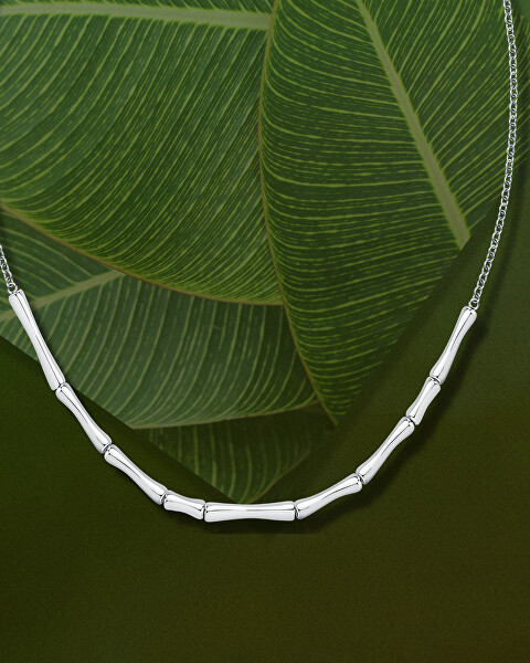 Elegantní náhrdelník z recyklovaného stříbra Essenza SAWA08