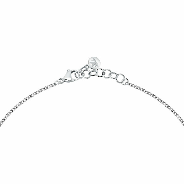 Elegantní ocelový náhrdelník s krystaly Torchon SAWZ04