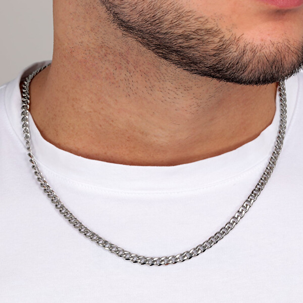 Elegante collana da uomo in acciaio Catene SATX13