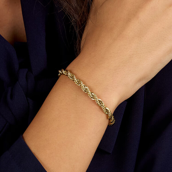 Elegantní pozlacený náramek pro ženy Valis Intrecci SAZC27