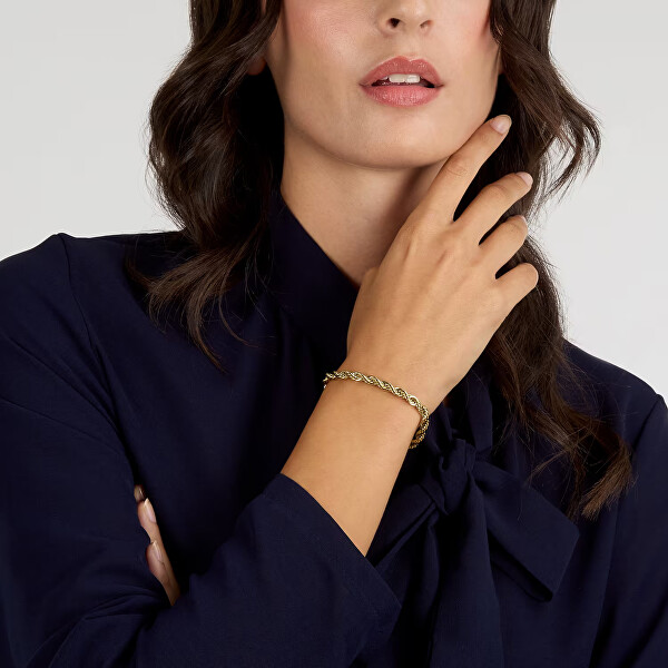 Elegantní pozlacený náramek pro ženy Valis Intrecci SAZC27