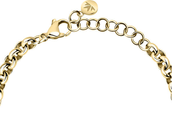 Elegante braccialetto placcato in oro Abbraccio SAUC06