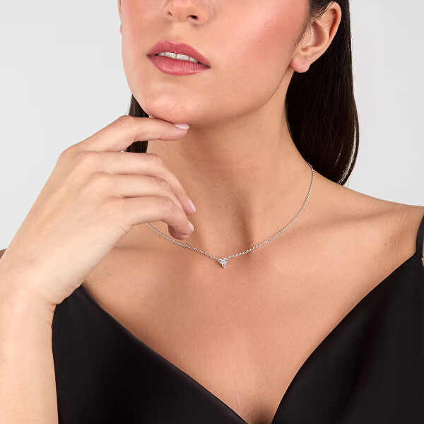 Elegantný strieborný náhrdelník pre ženy Luminosa SAIW323