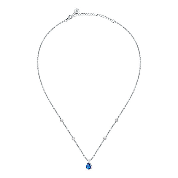 Elegantní stříbrný náhrdelník se zirkony Tesori SAIW191