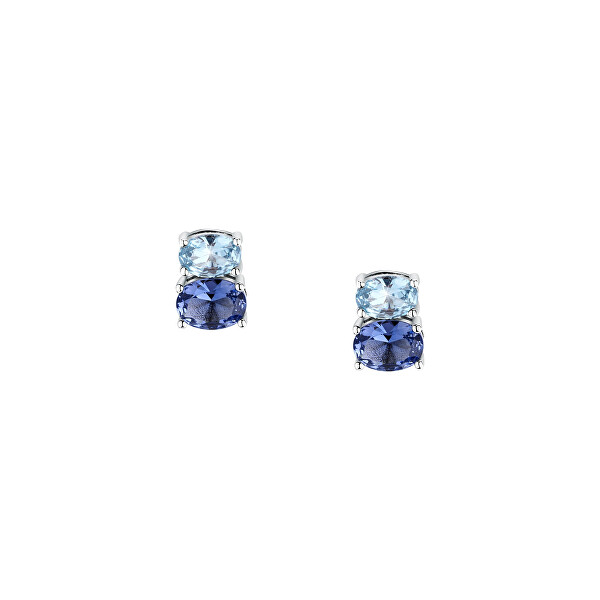 Jemné dámské náušnice s kubickými zirkony Colori SAVY17