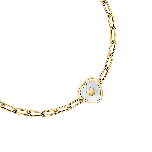 Wunderschönes vergoldetes Armband mit einem Herzen Drops SCZ1346