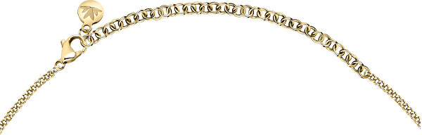 Luxusní pozlacený náhrdelník Abbraccio SAUB14