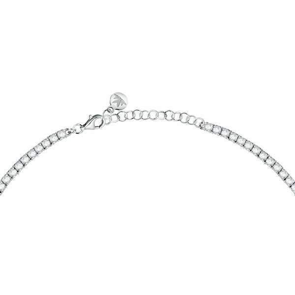 Luxusní tenisový náhrdelník s kubickými zirkony Tesori SAIW314