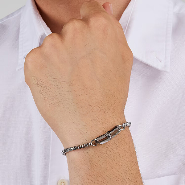 Minimalistický ocelový náramek pro muže Motown SABY12