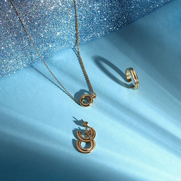 Minimalistický pozlacený náhrdelník Capsule By Aurora SANB01