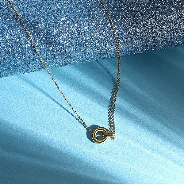 Minimalistische vergoldete Halskette Capsule By Aurora SANB01