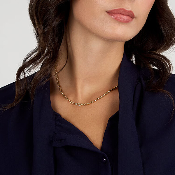 Moderní dámský náhrdelník z oceli Intrecci SAZC08