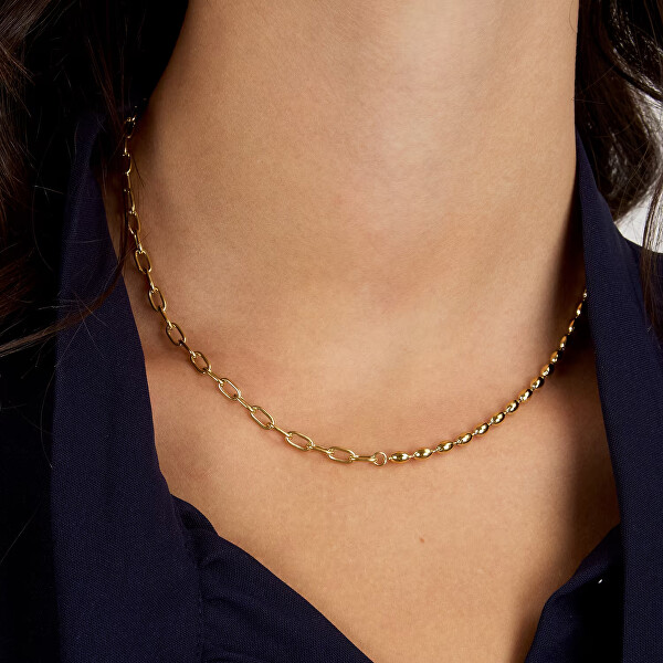 Moderní dámský náhrdelník z oceli Intrecci SAZC08