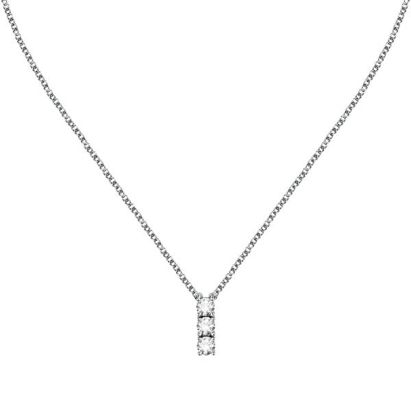 Moderní náhrdelník se zirkony Scintille SAQF20