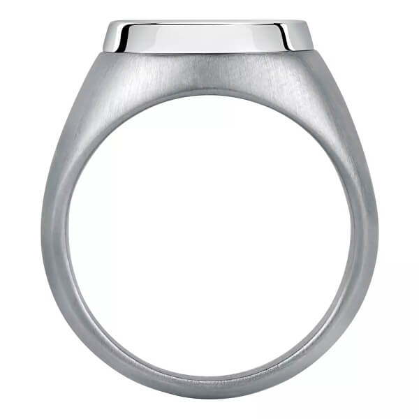 Moderné oceľový prsteň Motown SALS63