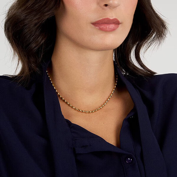 Moderní pozlacený řetízek pro ženy Intrecci SAZC09