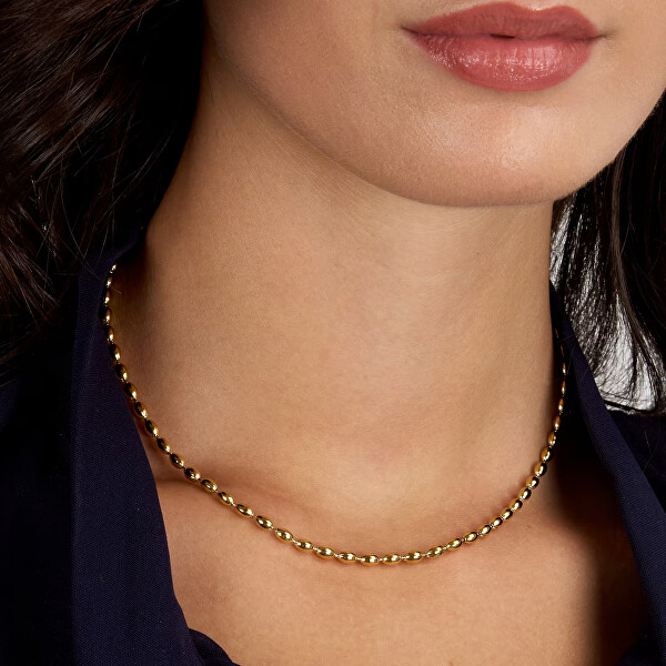 Moderní pozlacený řetízek pro ženy Intrecci SAZC09