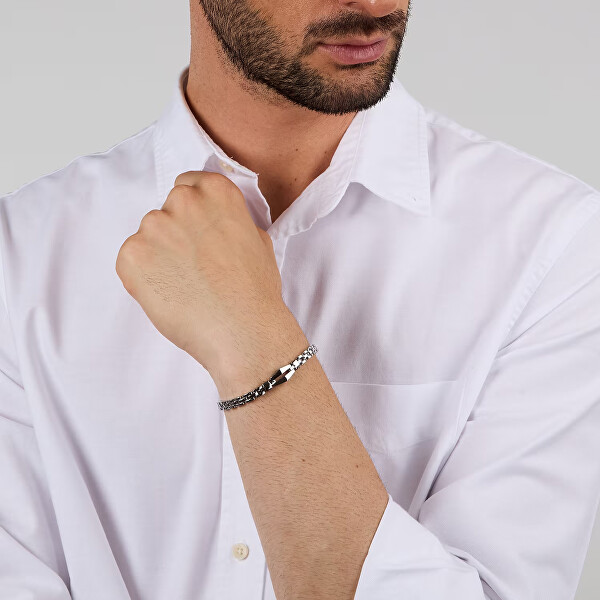 Nadčasový ocelový náramek pro muže Motown SALS113