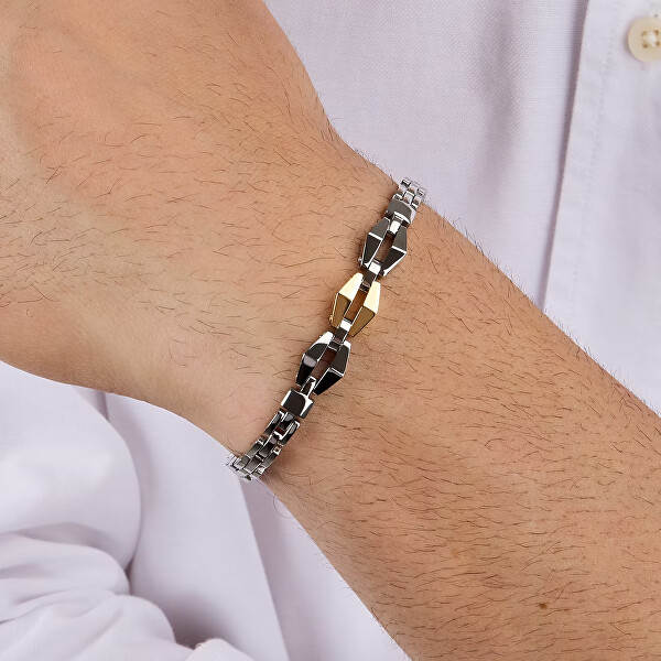 Nadčasový ocelový náramek pro muže Motown SALS114