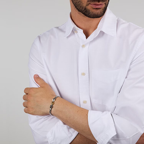 Nadčasový ocelový náramek pro muže Motown SALS114