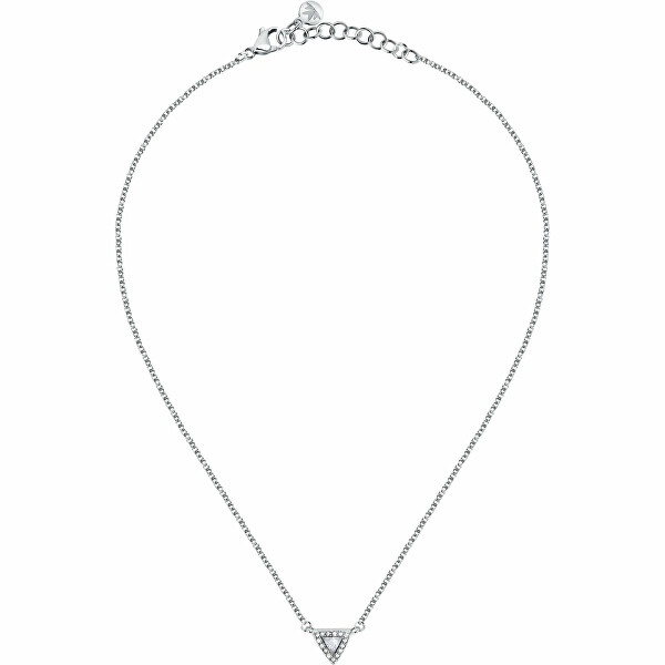 Wunderschöne Halskette aus Stahl Trilliant SAWY02