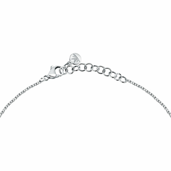 Nádherný oceľový náhrdelník Trilliant SAWY02