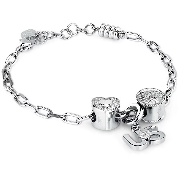 Bracciale romantico in acciaio Drops SCZ1320