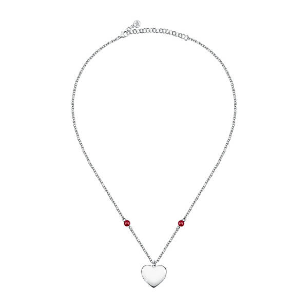 Oceľový náhrdelník Srdce Valentina SATQ10