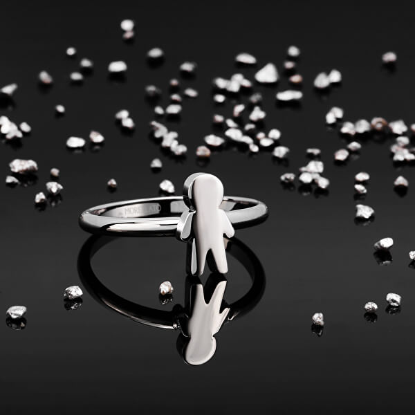 Ocelový prsten Love Rings SNA44