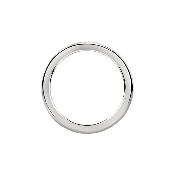 Anello in acciaio con cristallo Love Rings SNA46
