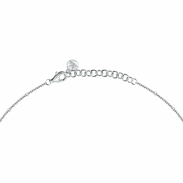 Affascinante collana in argento Perla SAWM02