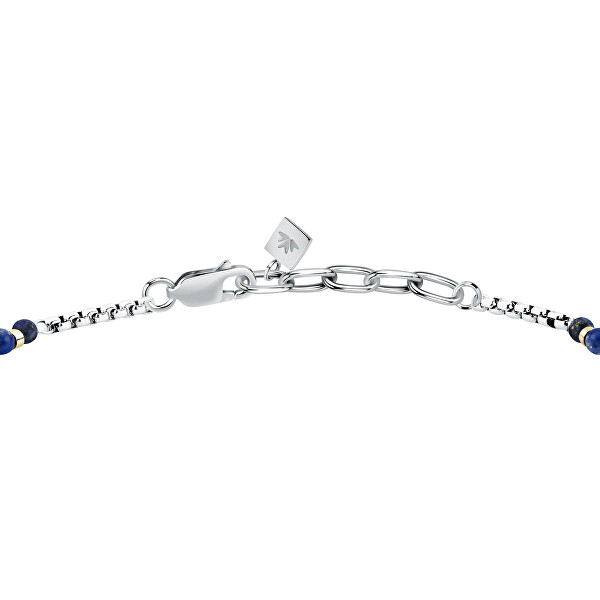 Pánsky bicolor náramok s korálkami lapis lazuli Terra S1755